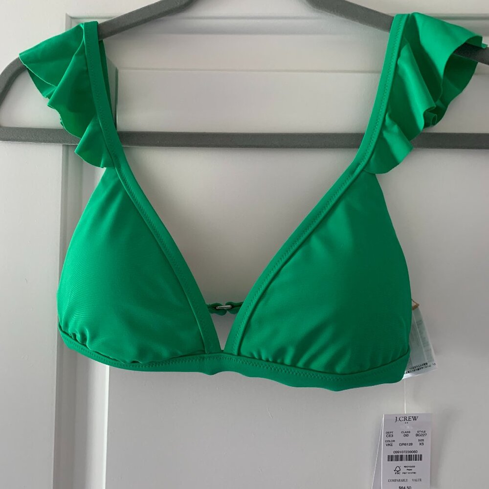 J.Crew V neck bikini top